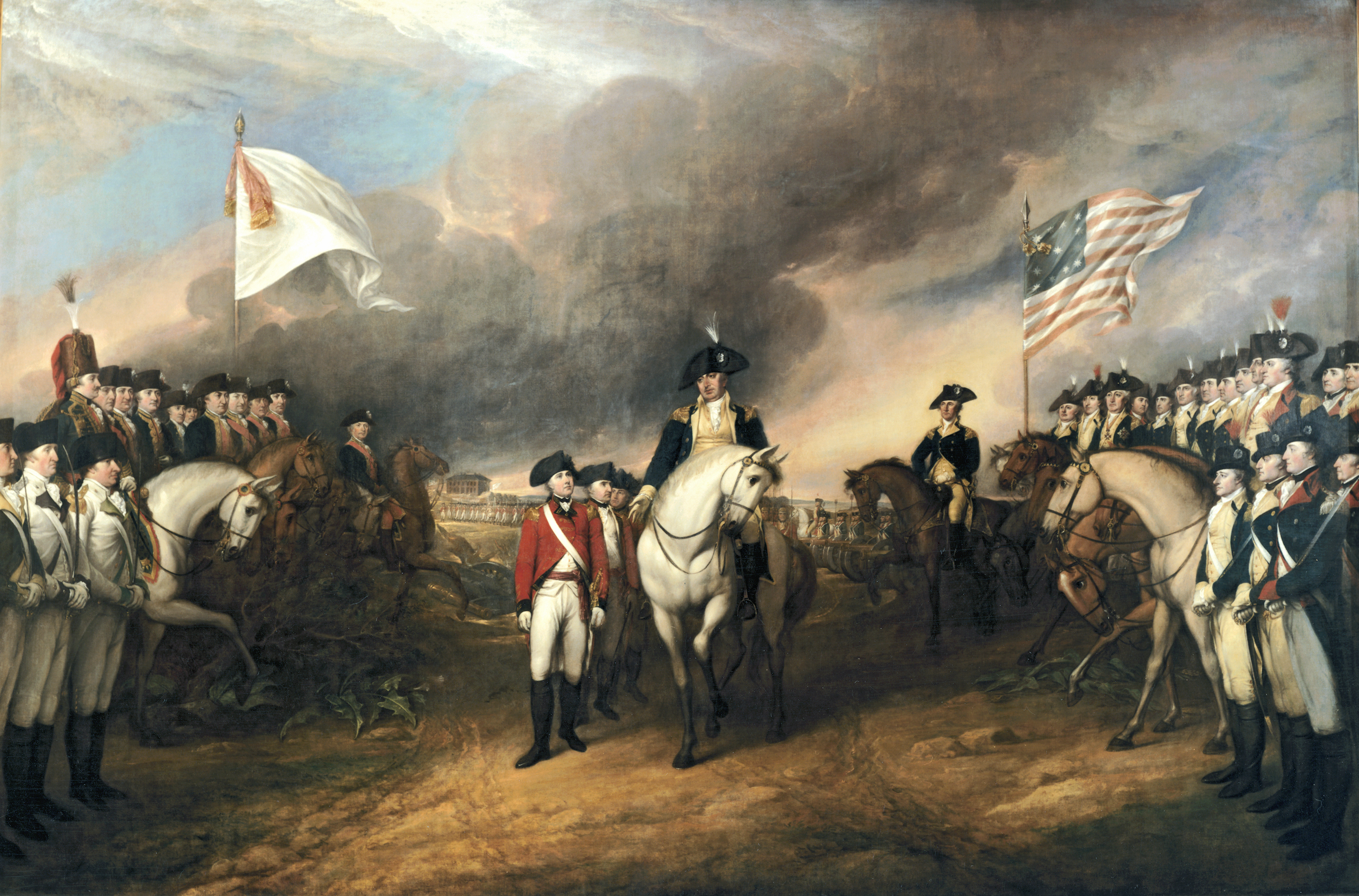 The Surrender of Lord Cornwallis — John Trumbull, 1820